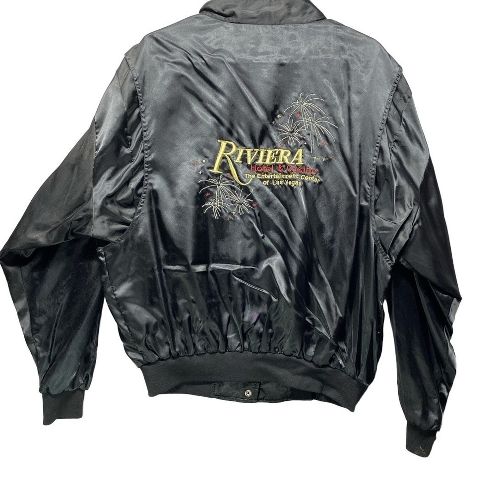 Riviera‎ Hotel Casino Jacket Unisex XL Vintage Embroidered Las Vegas Memorabilia